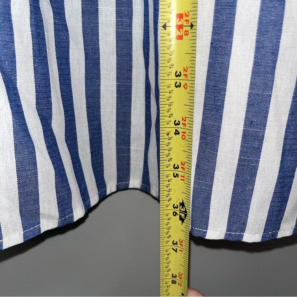 Emery Rose Blue and White Striped Mini Dress NEW XXL - Picture 4 of 6